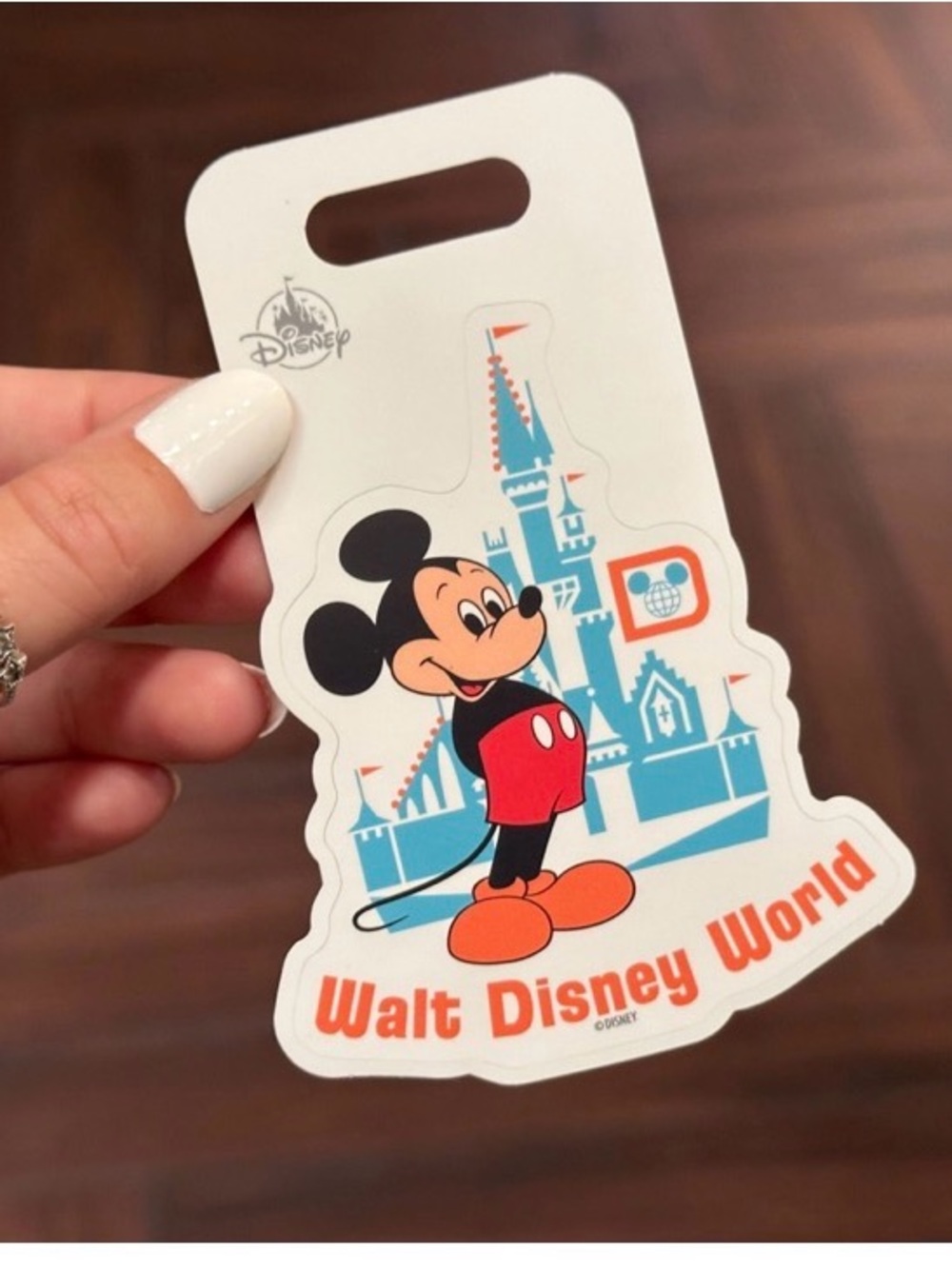 Walt Disney World Vintage Mickey Mouse Vinyl Sticker Decal